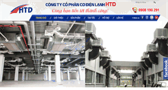 Desktop Screenshot of codienlanhhtd.com